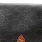Triomphe Canvas Medium Folco Bag Tan