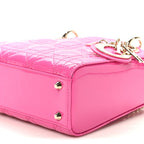 Patent Cannage Mini Lady Dior Pink
