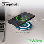ChargePad Pro 15W Wireless Fast Charger