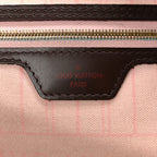 Damier Ebene Neo Neverfull MM Rose Ballerine