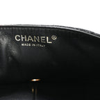 Caviar Quilted East West Flap Black