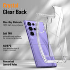 Entronix Case Compatible with Galaxy S21 Ultra - [Hard Back] Clear Cover