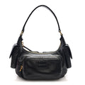 Nappa Multi Pocket Hobo Black
