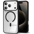 Entronix [Magnetic] Case Compatible with iPhone 17 Pro Max - [Clear Back] Soft Matte Frame