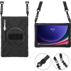 SAHARA - DEFENSE-X Series Case for Samsung Galaxy Tab S10 Ultra, Tab S9 Ultra, and Tab S8 Ultra - Black