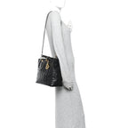 Lambskin Cannage Large Lady Dior Black