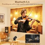 4K HD 300 ANSI Lumens Bluetooth Wifi Projector - 1080P Android Smart Home Theater