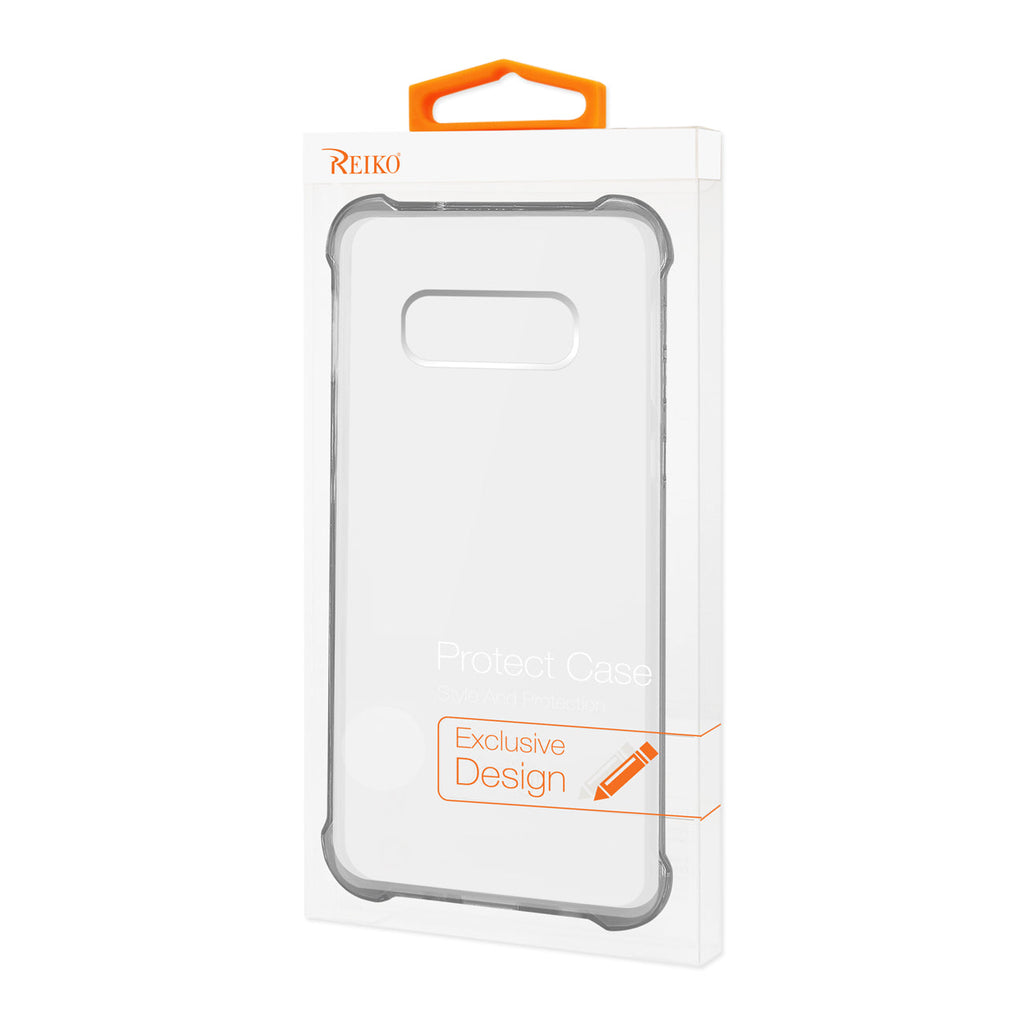 Samsung Galaxy S10 Lite(S10E) Clear Bumper Case With Air Cushion Protection In Clear Black