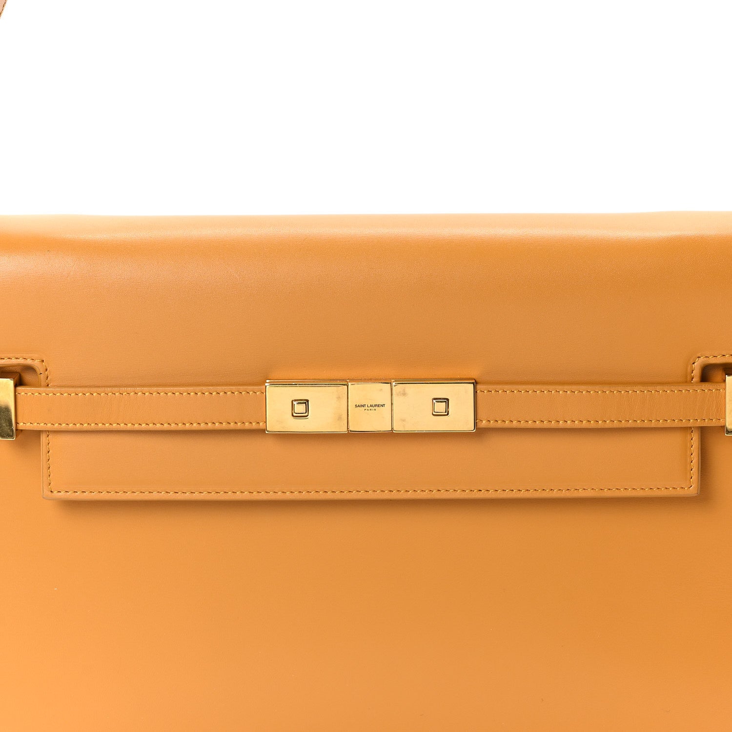 Smooth Calfskin Manhattan Baguette Tangerine