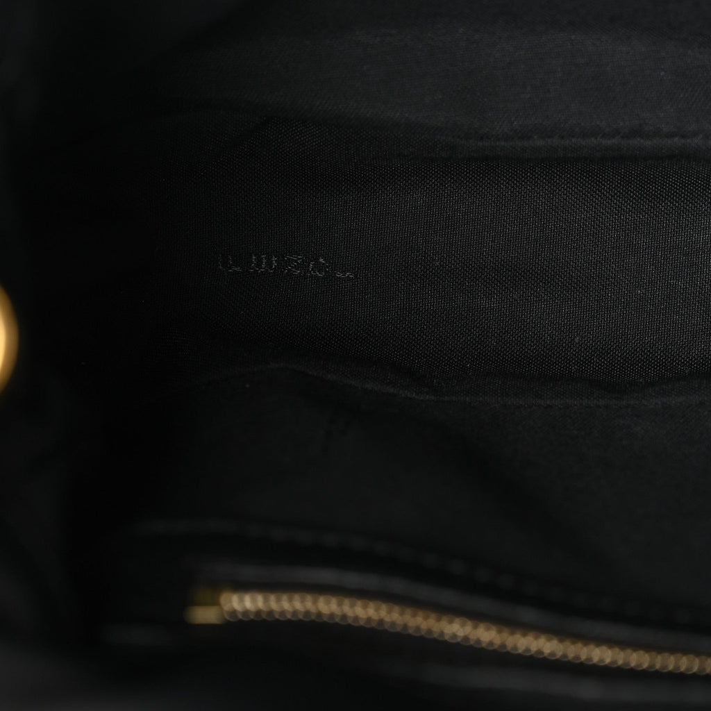 Nappa FF 1974 Embossed Baguette Black