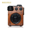wireless bluetooth speaker portable subwoofer mini FM radio outdoor small steel device creative caixa de som