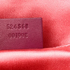 Velvet Matelasse GG Marmont Dome Backpack Fuchsia Violet Cyclamen