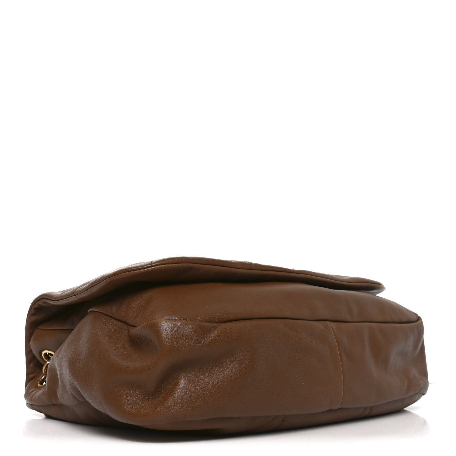 Lambskin Matelasse Monogram Large Jamie 4.3 Light Fox