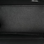 Lambskin Quilted Small Pillow Crush Vanity Case With Chain Black