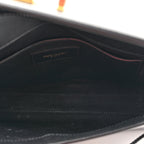 Patent Small Manhattan Shoulder Bag Black