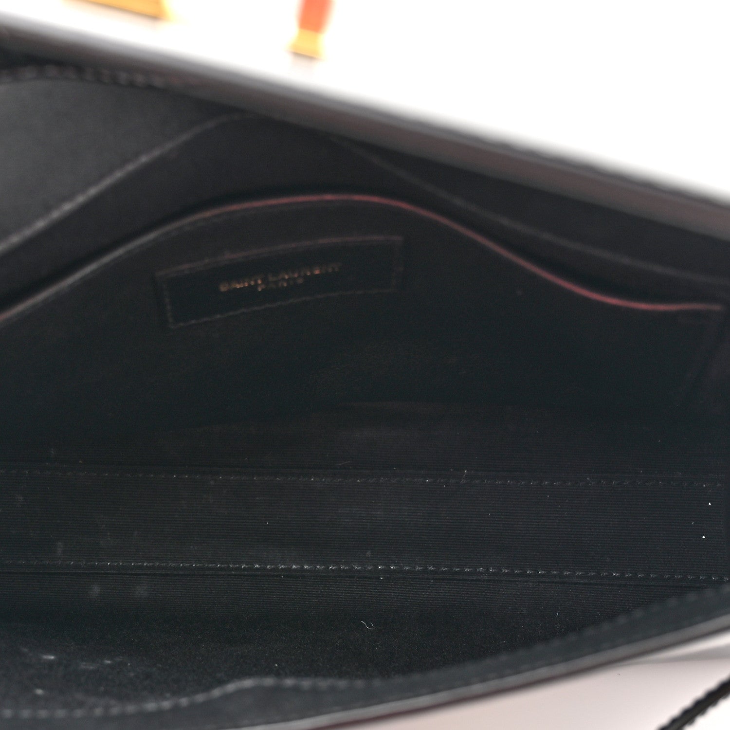 Patent Small Manhattan Shoulder Bag Black