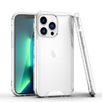 Reiko High Quality 2X Clean Pc And Tpu Bumper Case In Clear For Apple Iphone 13 Pro Max