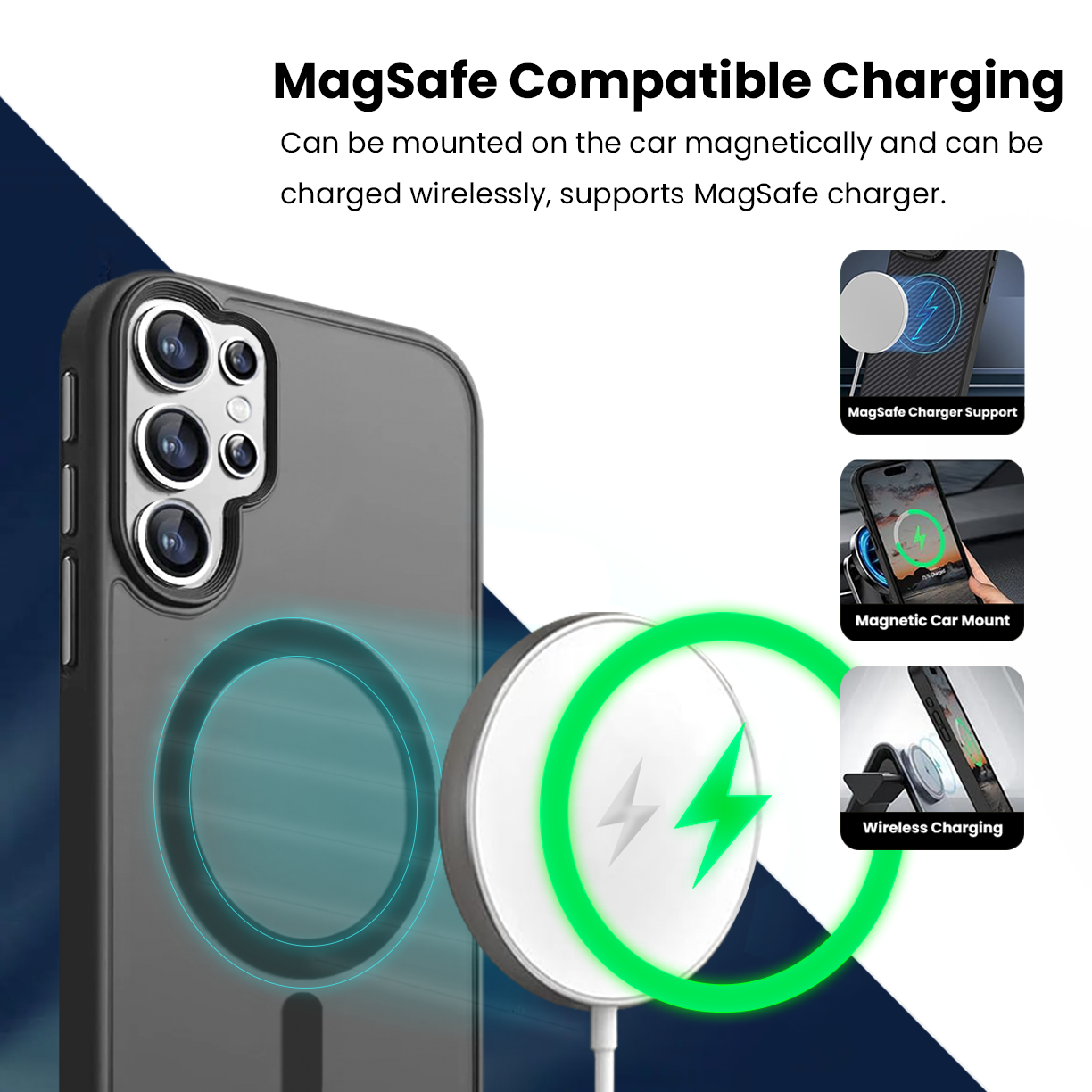 [DIS] Entronix [Magnetic] Case Compatible with Galaxy S26 Ultra - Translucent Frosted Matte