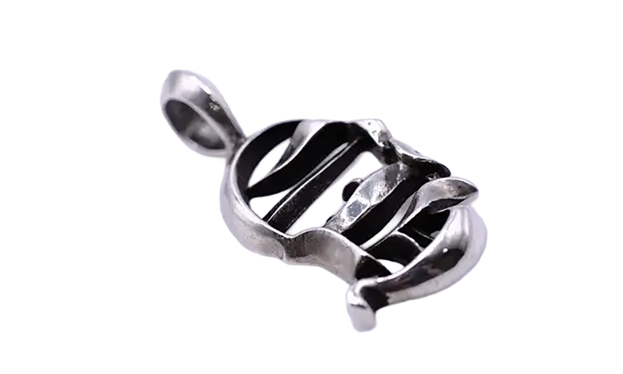 Logo CH Vertical Pendant With Ball Chain "Silver" CHRM0767