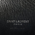 Grained Calfskin Baby Sac De Jour Black