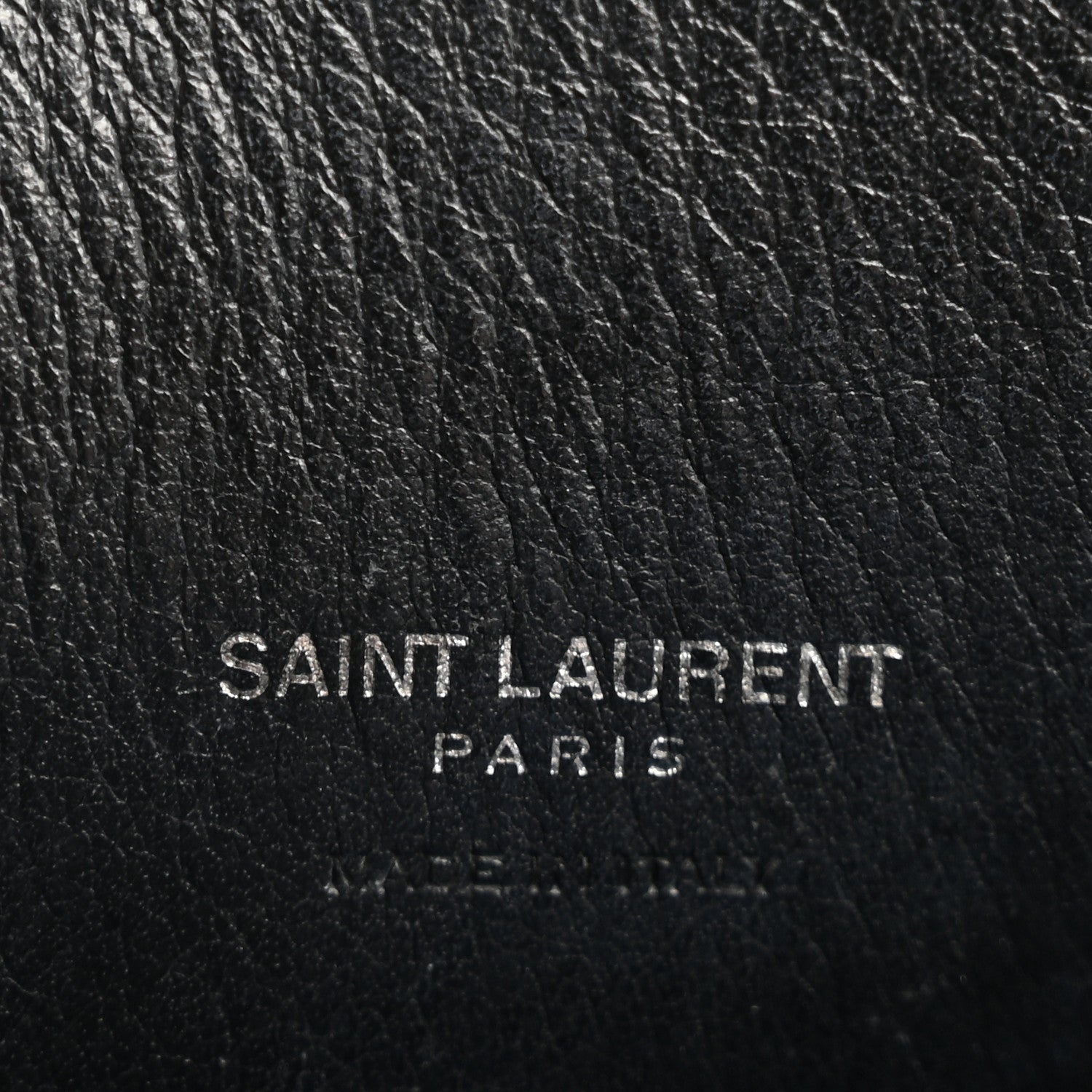 Grained Calfskin Baby Sac De Jour Black