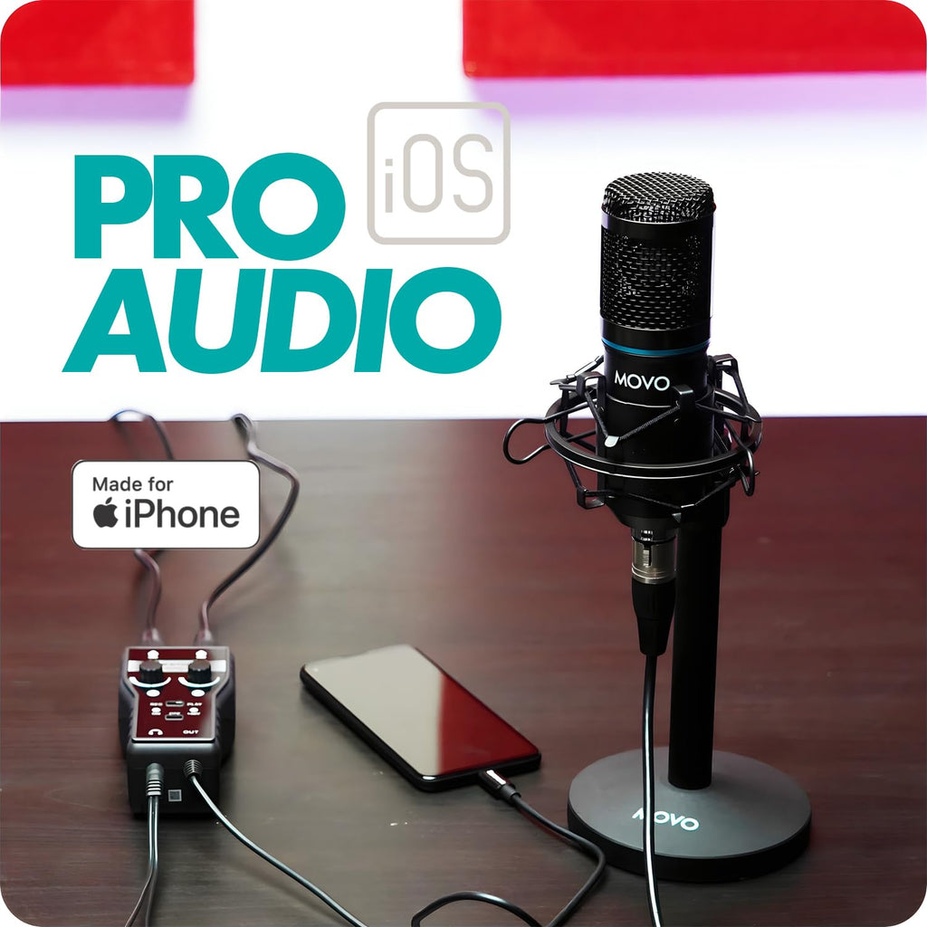 Movo Lightning Podcast Equipment Bundle