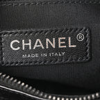 Aged Calfskin Quilted Small Gabrielle Hobo So Black