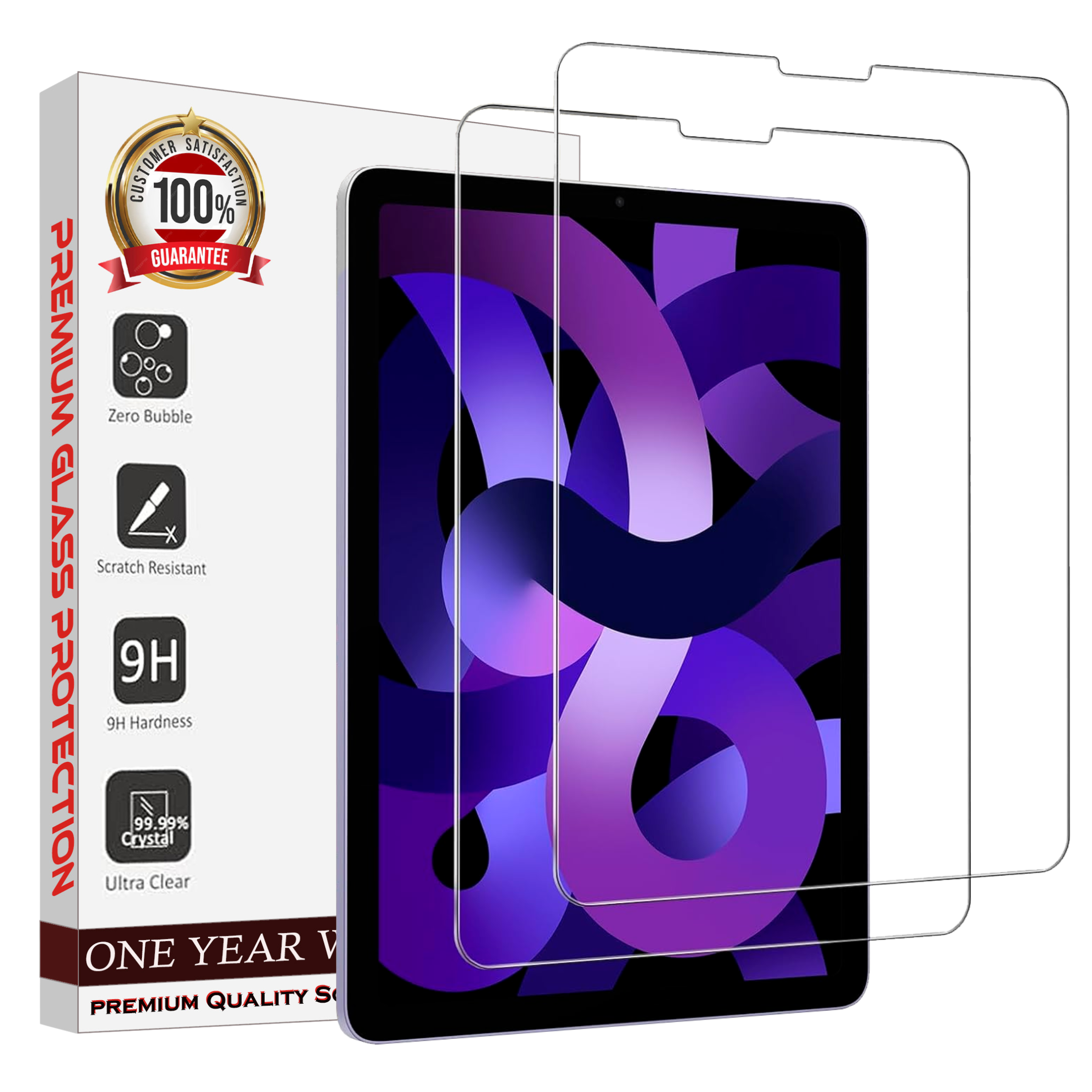 Entronix Clear Screen Protector Compatible with iPad Pro 11" (2nd Gen, 2020) - 2-Piece Combo
