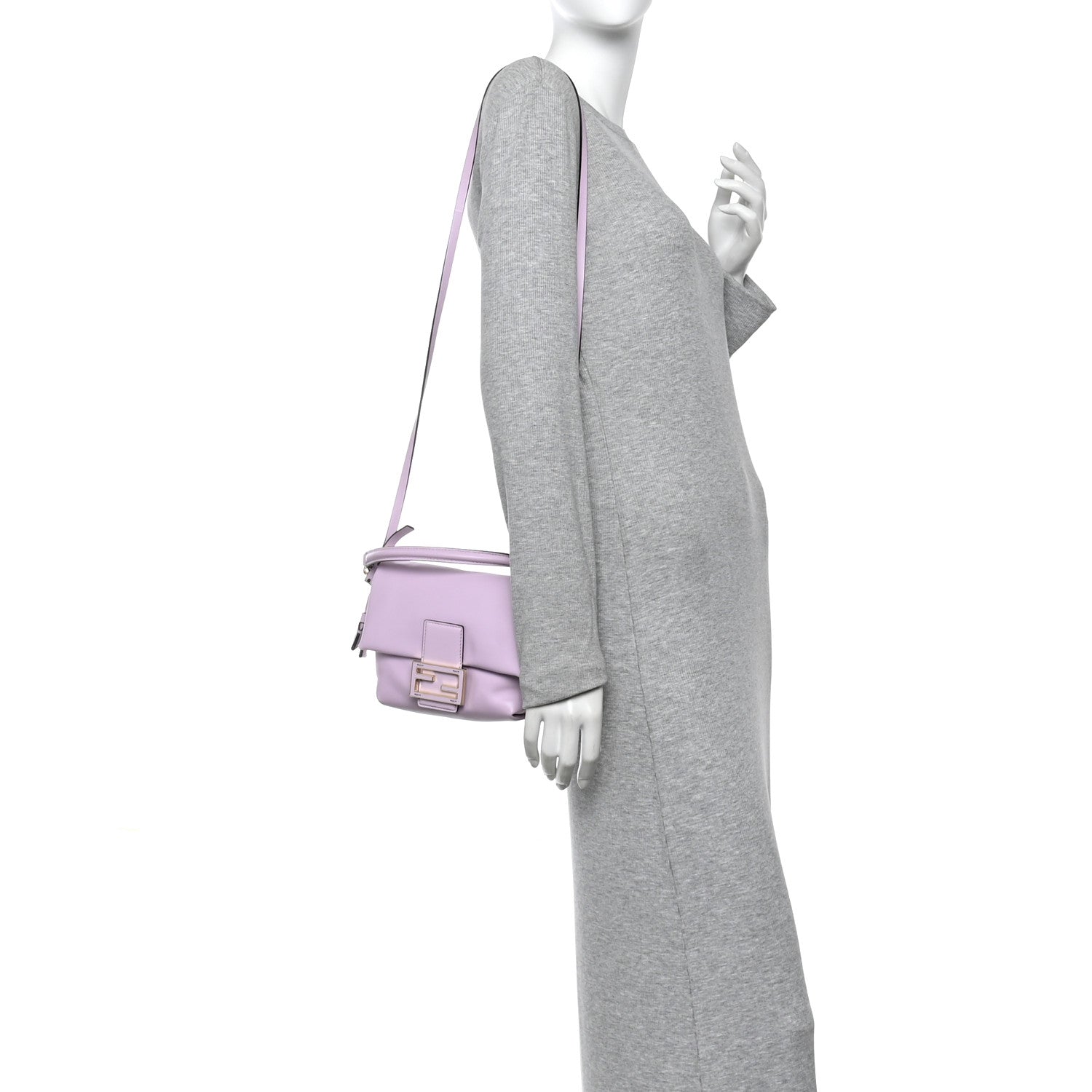 Nappa Small Mamma Baguette Purple