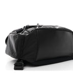 Nylon Saddle Backpack Black