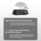 Movo MC1000 Conference USB Microphone - Long Range Desktop Mic