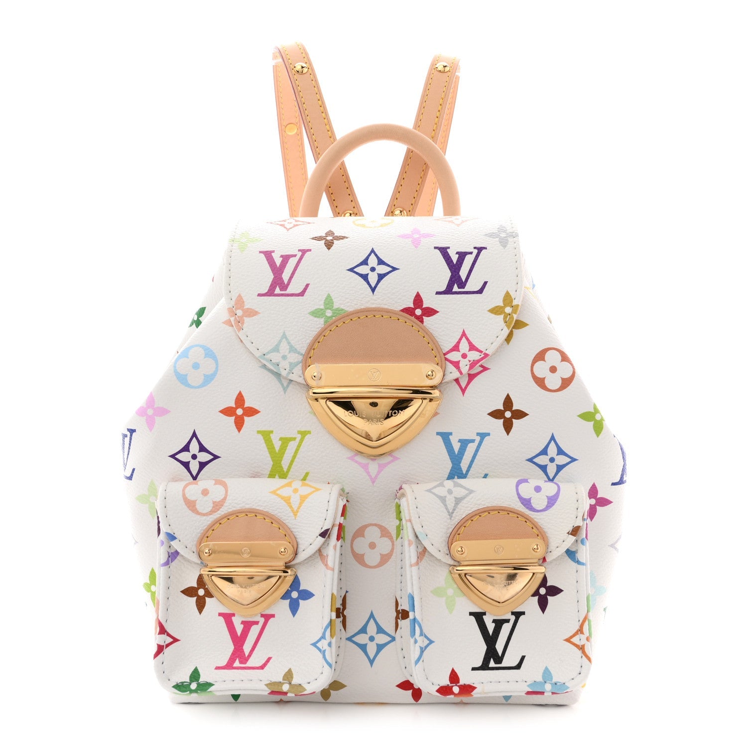 LV X TM Monogram Multicolor Venice Backpack White