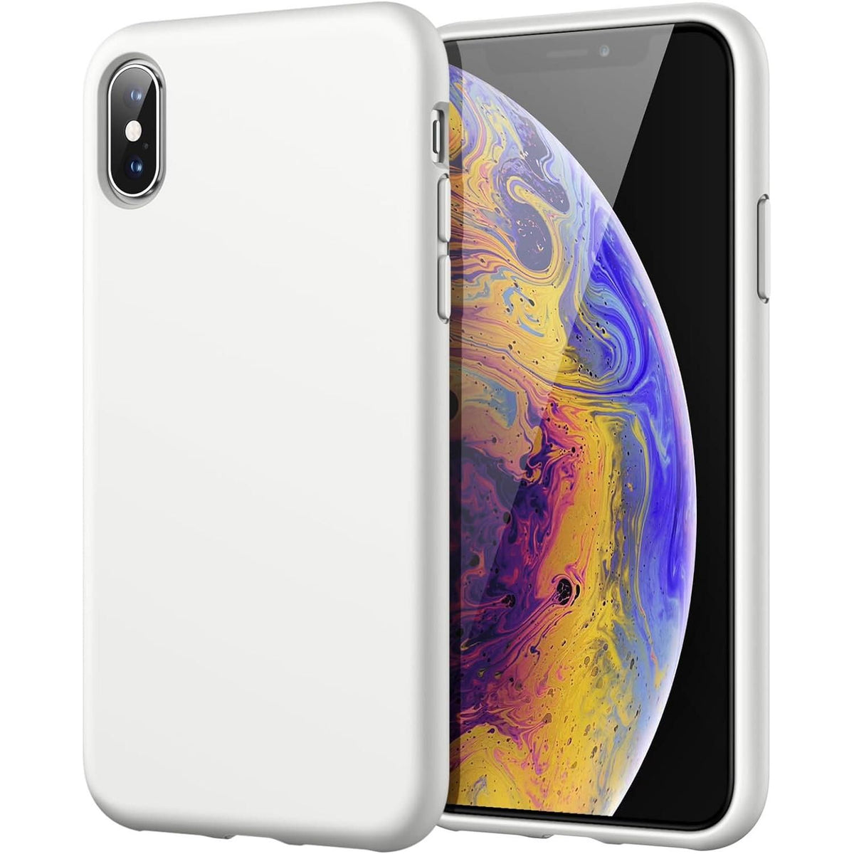 Entronix Case Compatible with iPhone XS Max - Soft-Touch Liquid Silicone