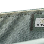 Caviar Quilted Mini Clutch With Chain Light Green