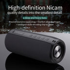 Powerful Wireless Speaker Bass; Wireless Portable Subwoofer IPX5 Waterproof 10W Sound Box Support TF U Disk AUX For Home & Outdoor Party
