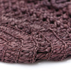 Raffia Small Summer Banana Tote Kohl Brown