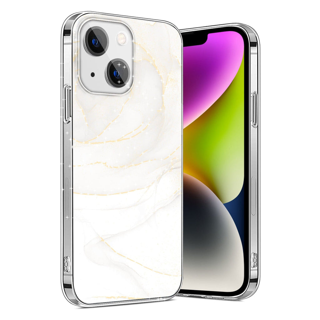 SAHARA - Inspire Series White Marble Case - iPhone 14 Plus - CP00333