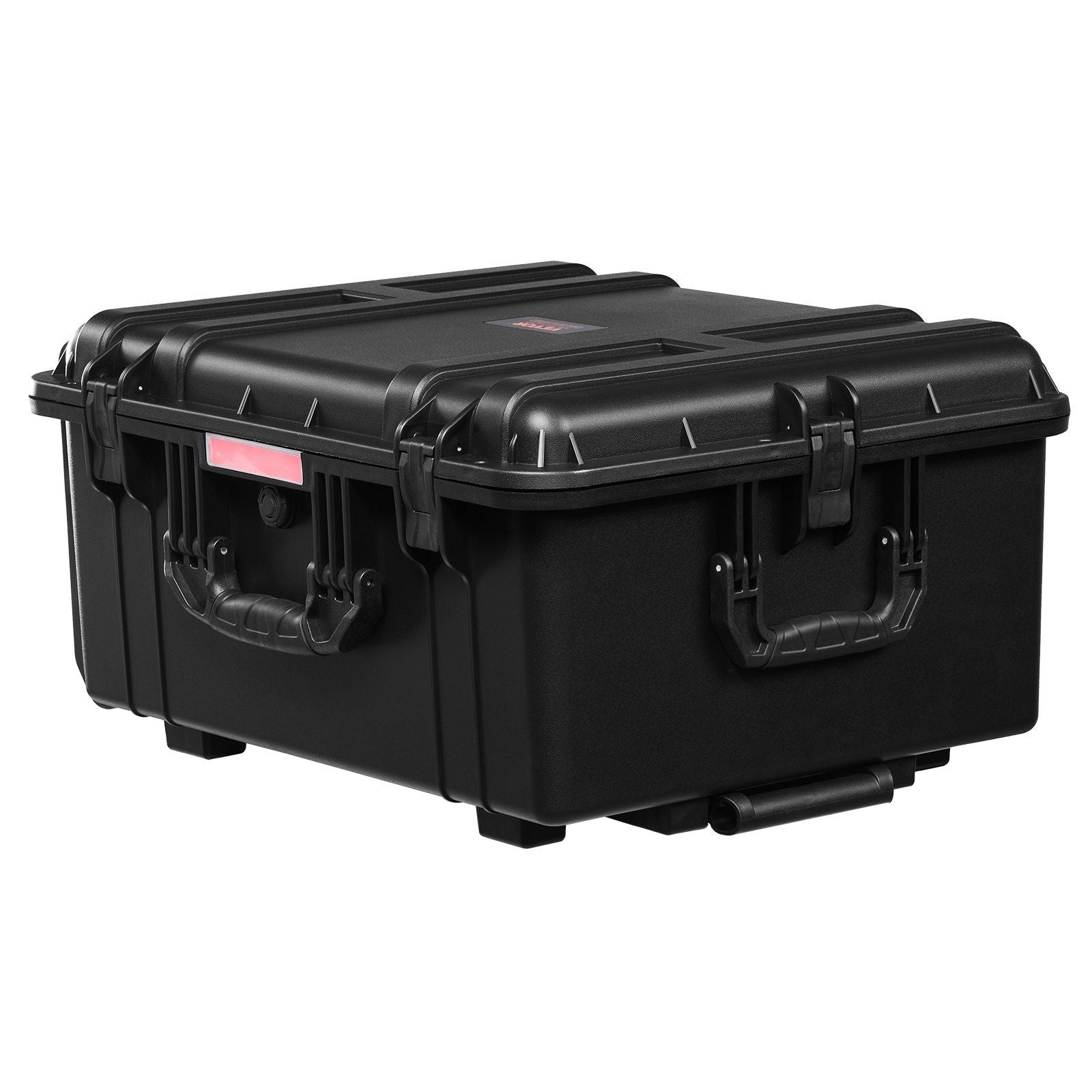 Weatherproof Hard Case, Heavy Duty Protective Dry Box Case with Pre-Cut Foam, Wheels & Retractable Pull Handles for Travel, Hunt, Military, Tactical, IP67 Waterproof Case for Cameras(63x50x32)