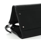 Matte Grained Calfskin EW Margaux Black