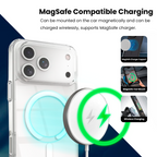Entronix Bundle Compatible with iPhone 17 Pro Max - [Magnetic] Clear Case & 1 Clear Screen Protector