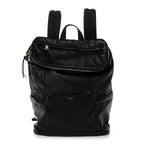 Canvas Calfskin Sid Backpack Black