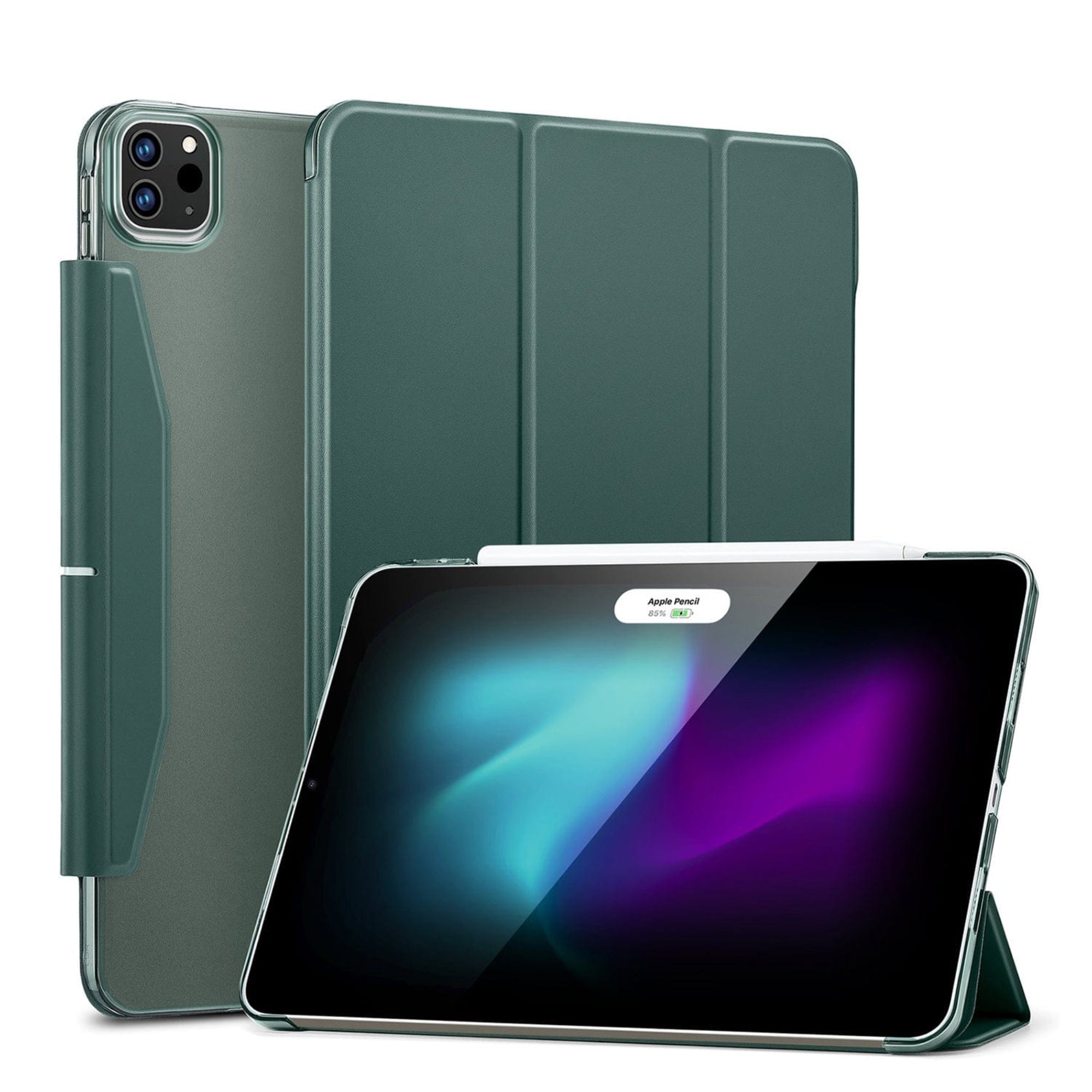 SAHARA - Venture Series Tri-Fold Folio Case for Apple iPad Pro (M4) 13" 2024 - Cactus Green