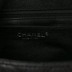Caviar Maxi Single Flap Black