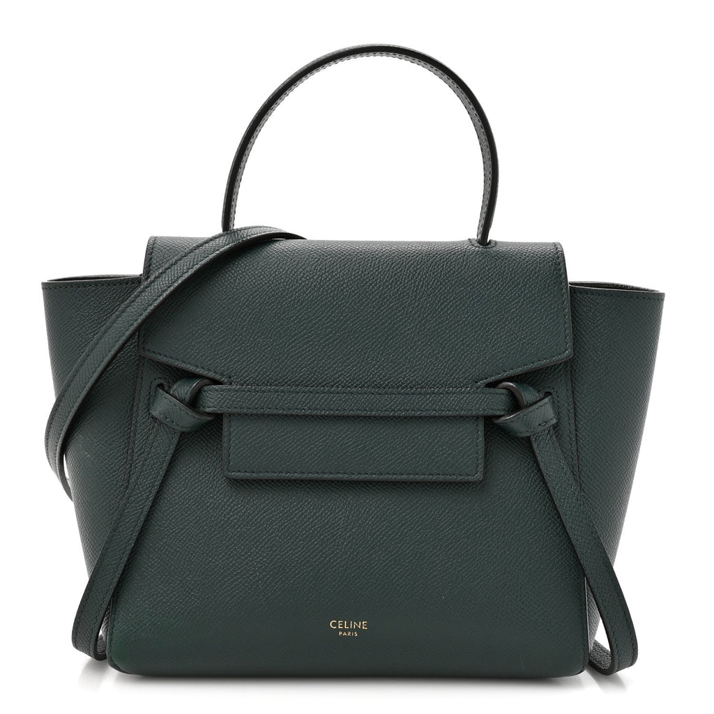 Grained Calfskin Nano Belt Bag Amazone