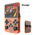 R36S Retro Handheld Game Console - 128GB, Linux System, 3.5 Inch IPS Display, Portable Gaming Device, Ideal Gift for Kids