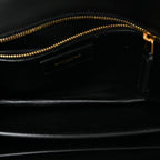 Smooth Calfskin Le Maillon Satchel Black