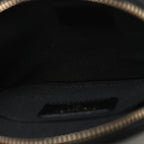 Lambskin Mini Camellia Bouquet Clutch With Chain Black