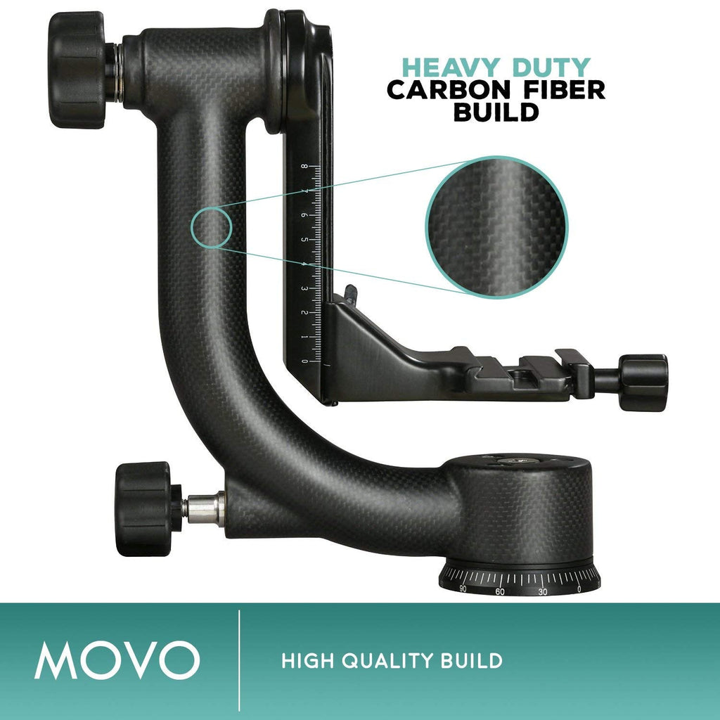Movo GH800 MKII Carbon Fiber Gimbal Tripod Head