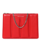 Calfskin Slash Pouch Welsh Red