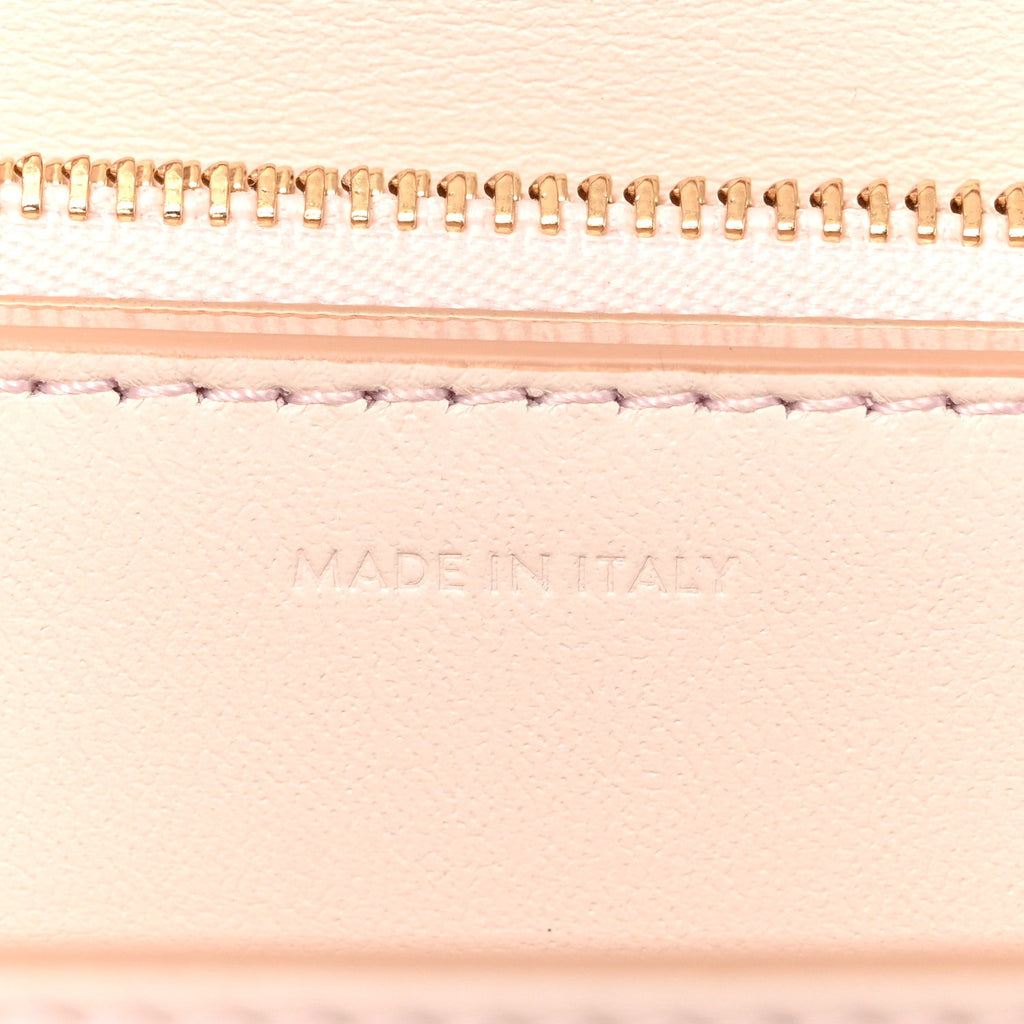 Liege Calfskin Medium Classic Box Flap Bag Pale Pink